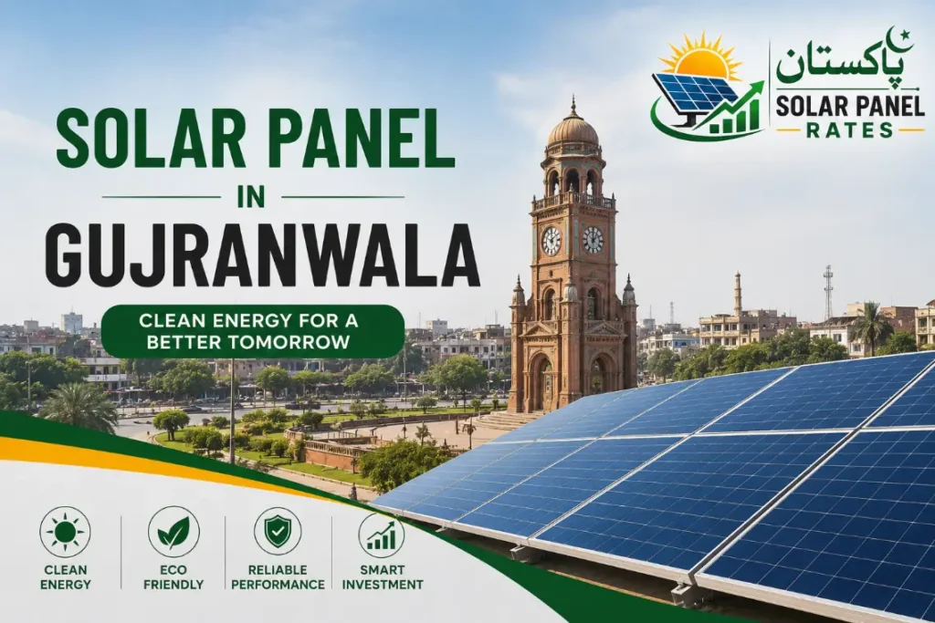 Solar panel price in Gujranwala Pakistan 2026