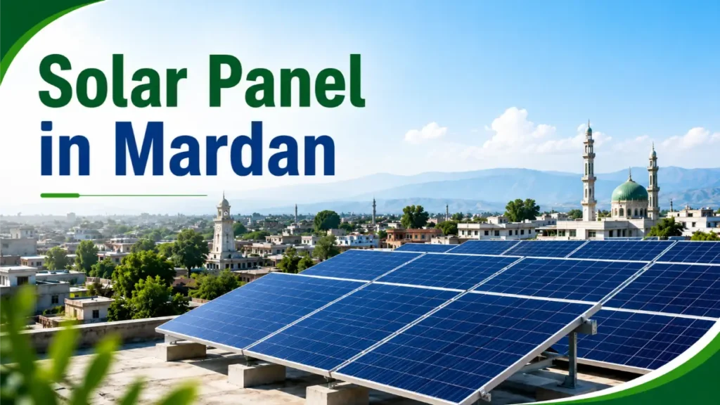 Solar panel price in Mardan Pakistan 2026