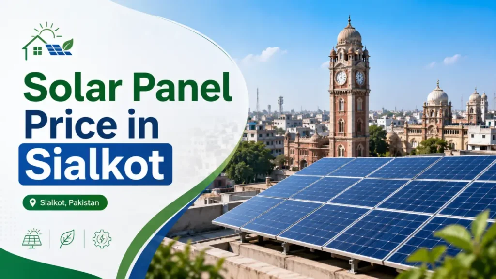 Solar panel price in Sialkot Pakistan 2026