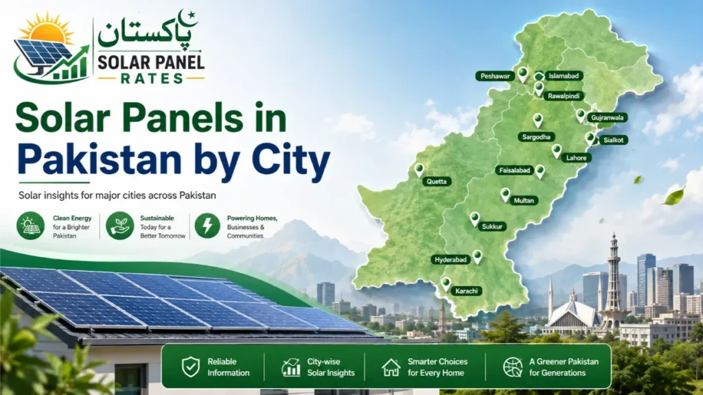 Solar Panel Prices in Pakistan by City 2026 – All 20 Cities