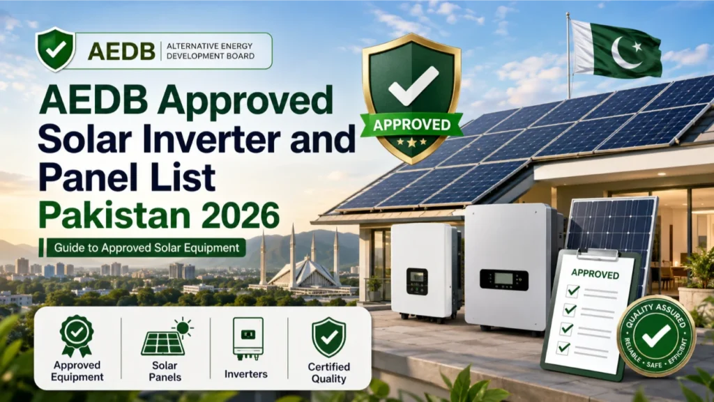 AEDB Approved Solar Inverter and Panel List Pakistan