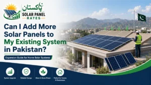 Adding solar panels to existing system Pakistan