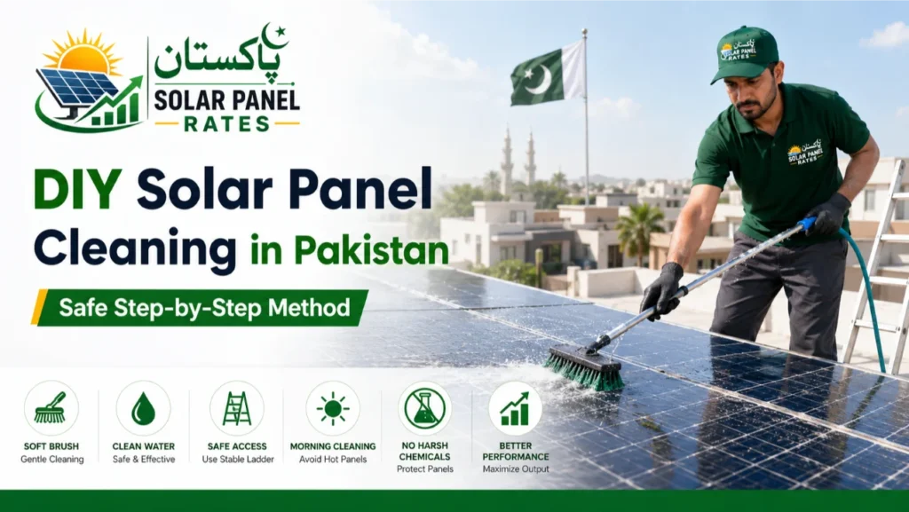 DIY Solar Panel Cleaning Pakistan