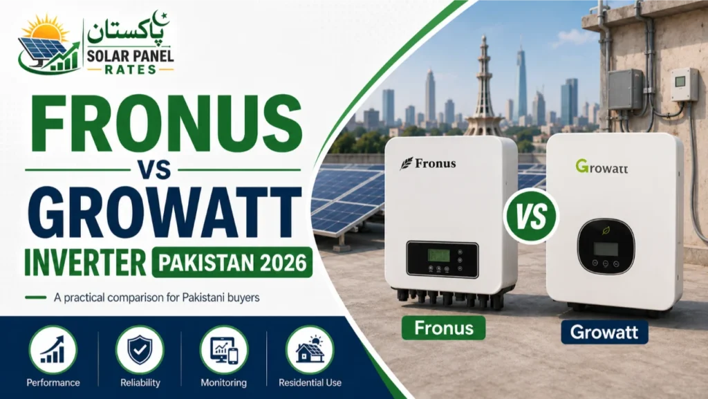Fronus vs Growatt inverter comparison Pakistan 2026