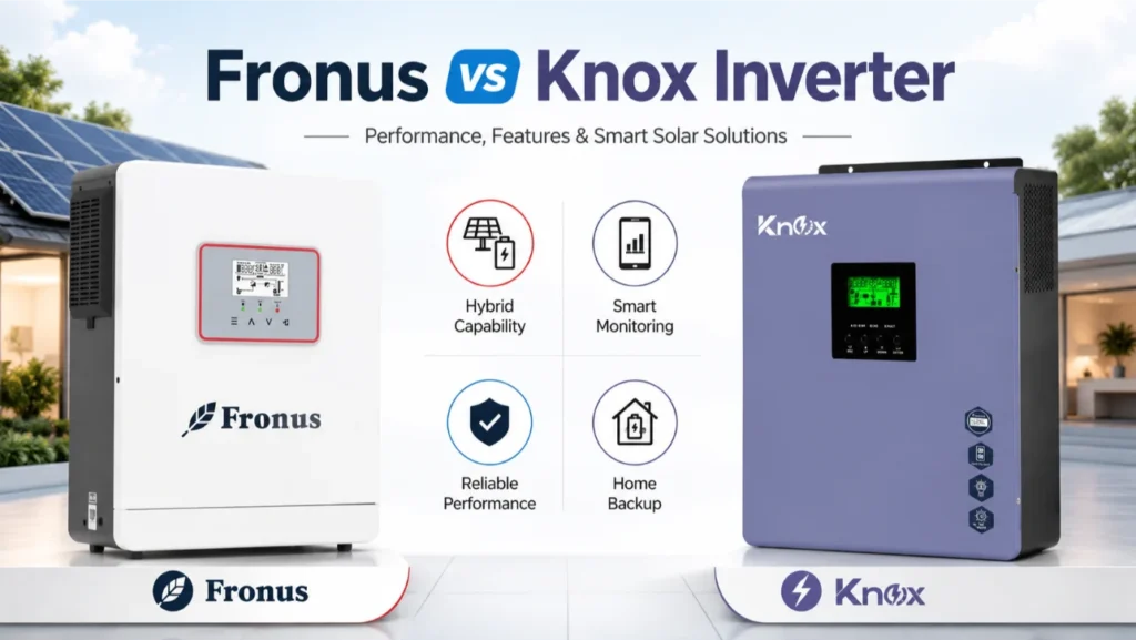 Fronus vs Knox Inverter Pakistan 2026 technical comparison