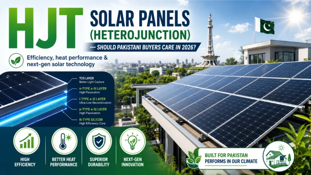 HJT Solar Panels in Pakistan 2026