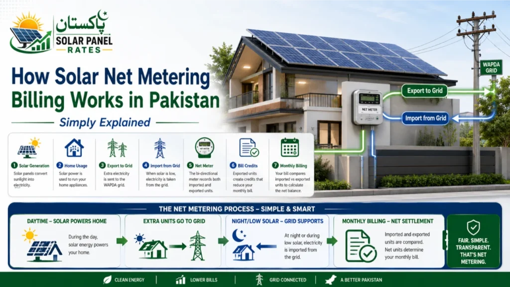 Solar Net Metering Billing Pakistan