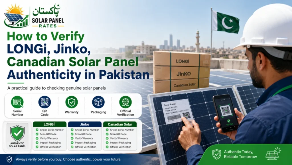 Verify Solar Panel Authenticity Pakistan