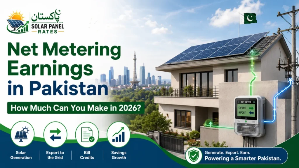 Net Metering Earnings Pakistan 2026