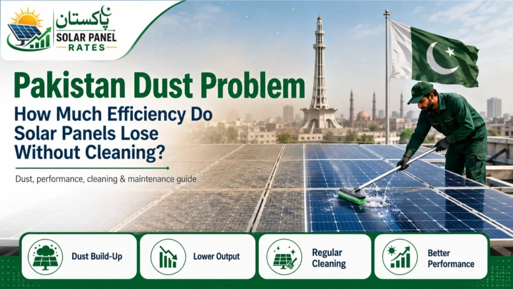 Dust Solar Panel Efficiency Pakistan