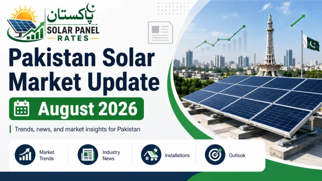 Pakistan solar market update August 2026 panel prices trends