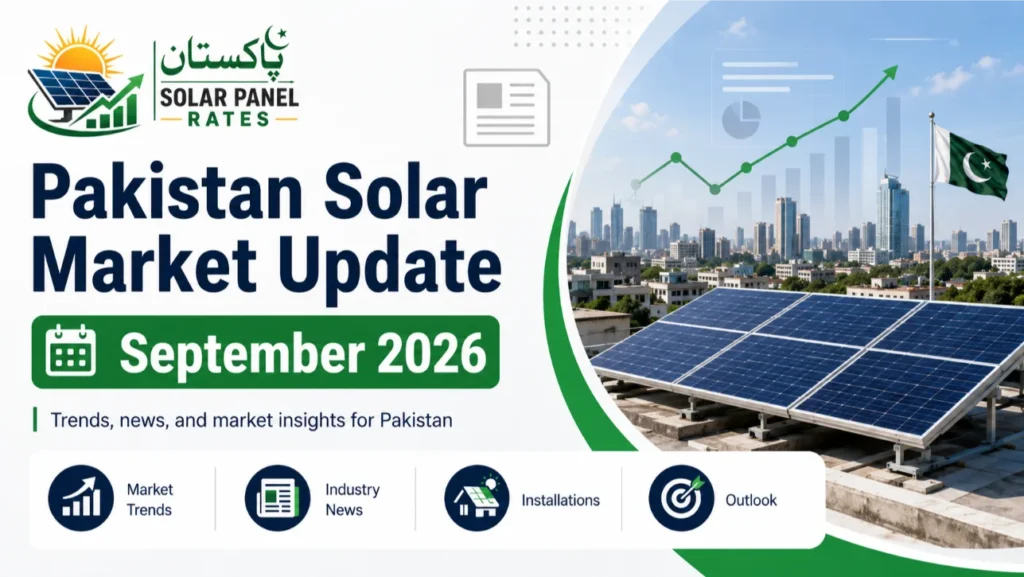 Pakistan solar market Update — September 2026 panel prices trends