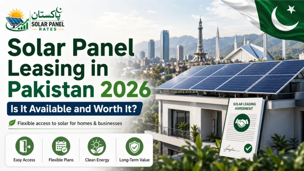 Solar Panel Leasing Pakistan 2026
