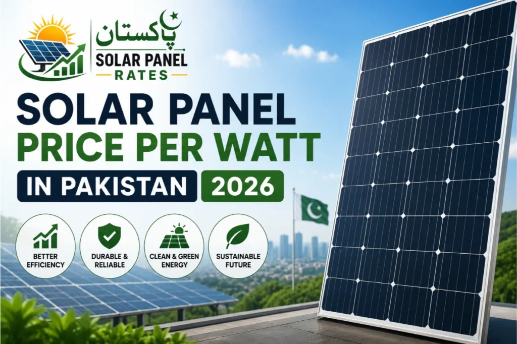 solar panel price per watt pakistan