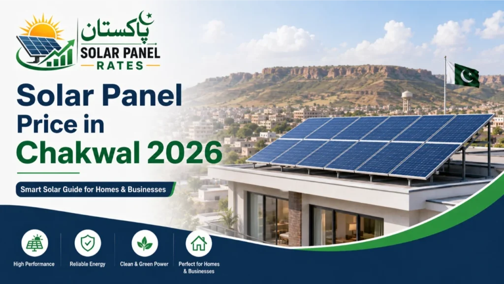 Solar panel price Chakwal Punjab 2026