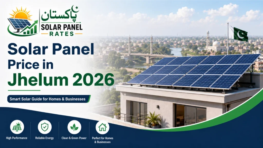 Solar panel price Jhelum Punjab 2026