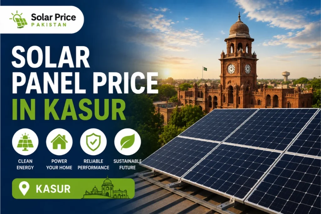 solar panel price in kasur 2026 (lahore)