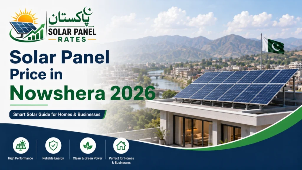 Solar panel price Nowshera Khyber Pakhtunkhwa 2026