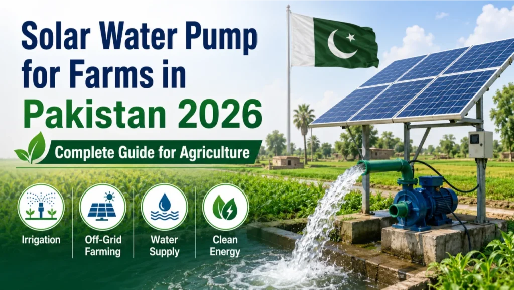 Solar Water Pump Farms Pakistan 2026