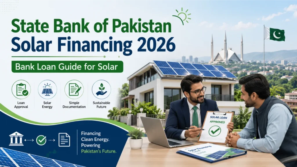 State Bank Pakistan Solar Financing 2026 markup rates