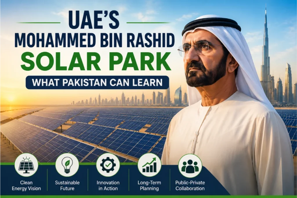 Mohammed bin Rashid Solar Park Lessons for Pakistan
