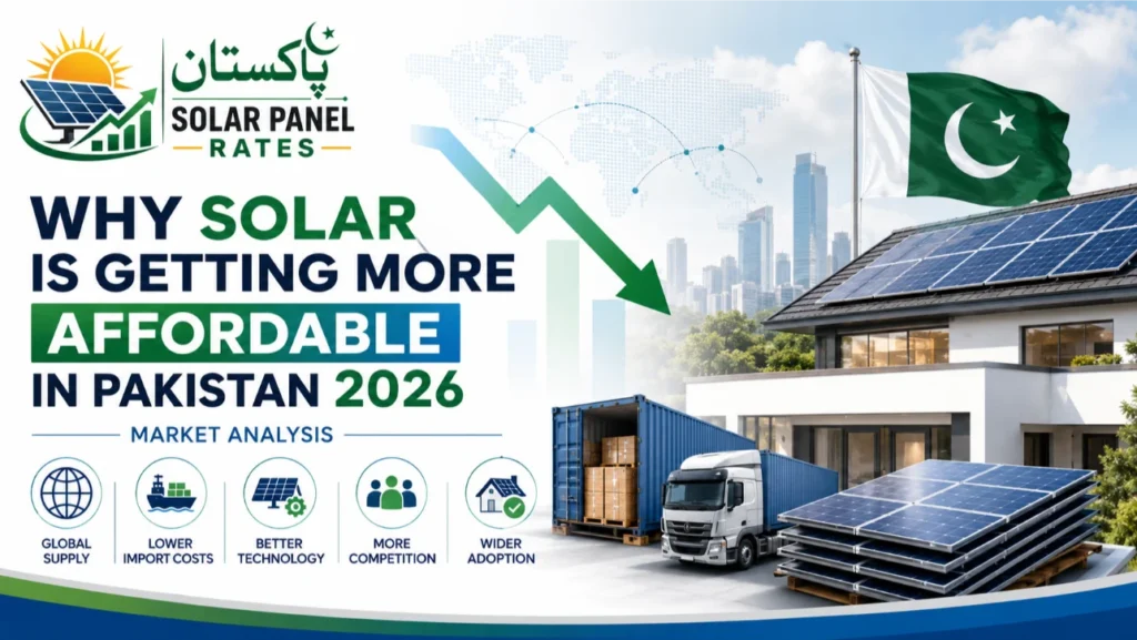 Solar Panel Prices Falling Pakistan 2026